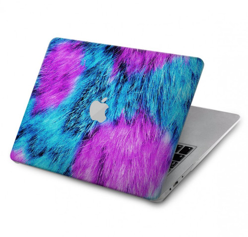 W2757 Monster Fur Skin Pattern Graphic Funda Carcasa Case para MacBook Pro 15″ - A1707, A1990