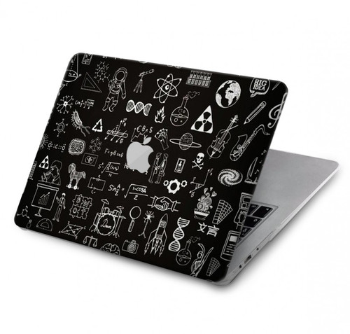 W3426 Blackboard Science Funda Carcasa Case para MacBook Pro 15″ - A1707, A1990