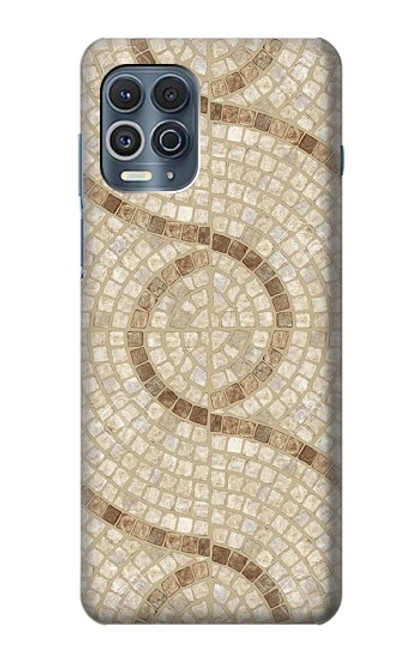 W3703 Mosaic Tiles Funda Carcasa Case y Caso Del Tirón Funda para Motorola Edge S