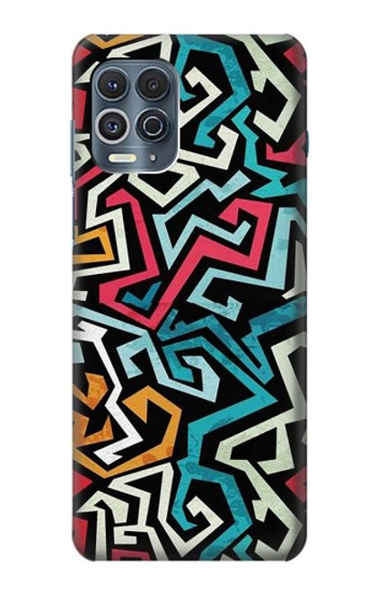 W3712 Pop Art Pattern Funda Carcasa Case y Caso Del Tirón Funda para Motorola Edge S