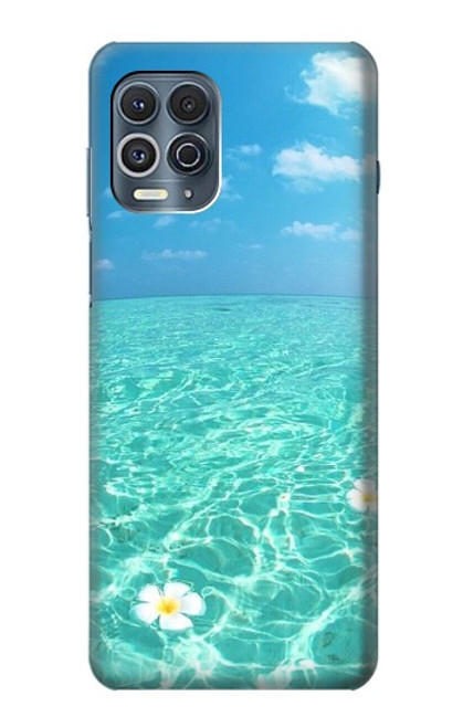 W3720 Summer Ocean Beach Funda Carcasa Case y Caso Del Tirón Funda para Motorola Edge S