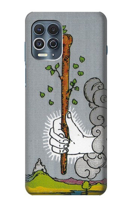 W3723 Tarot Card Age of Wands Funda Carcasa Case y Caso Del Tirón Funda para Motorola Edge S