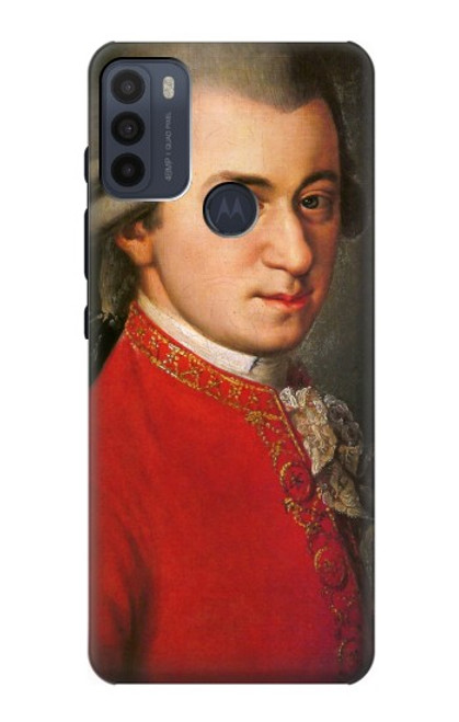 W0492 Mozart Funda Carcasa Case y Caso Del Tirón Funda para Motorola Moto G50