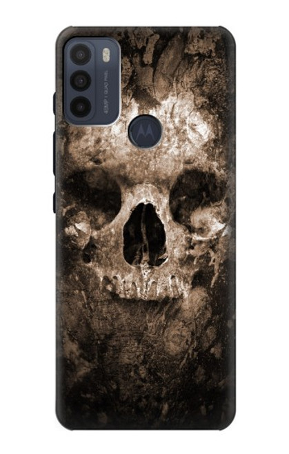 W0552 Skull Funda Carcasa Case y Caso Del Tirón Funda para Motorola Moto G50