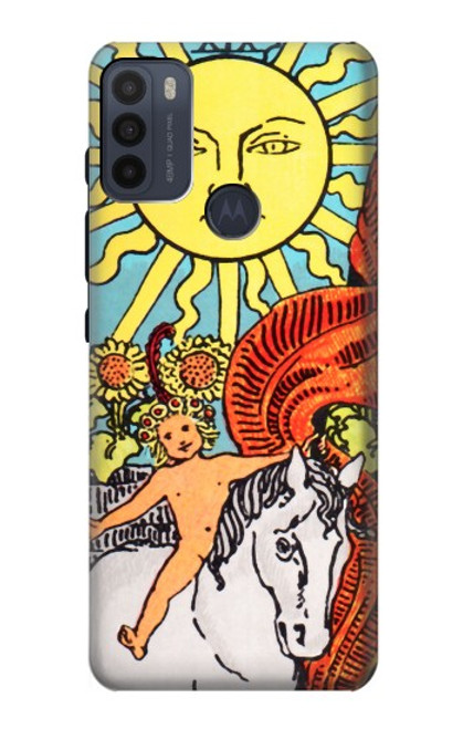 W0565 Tarot Sun Funda Carcasa Case y Caso Del Tirón Funda para Motorola Moto G50