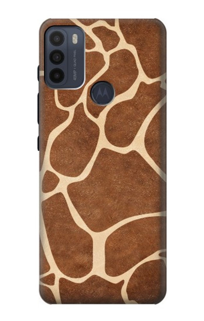 W2326 Giraffe Skin Funda Carcasa Case y Caso Del Tirón Funda para Motorola Moto G50