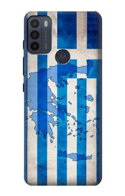 W2970 Greece Football Soccer Funda Carcasa Case y Caso Del Tirón Funda para Motorola Moto G50