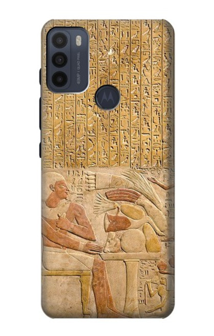 W3398 Egypt Stela Mentuhotep Funda Carcasa Case y Caso Del Tirón Funda para Motorola Moto G50