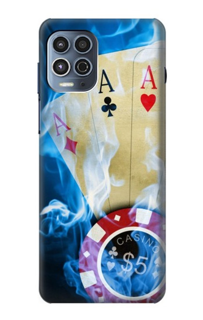 W0348 Casino Funda Carcasa Case y Caso Del Tirón Funda para Motorola Moto G100