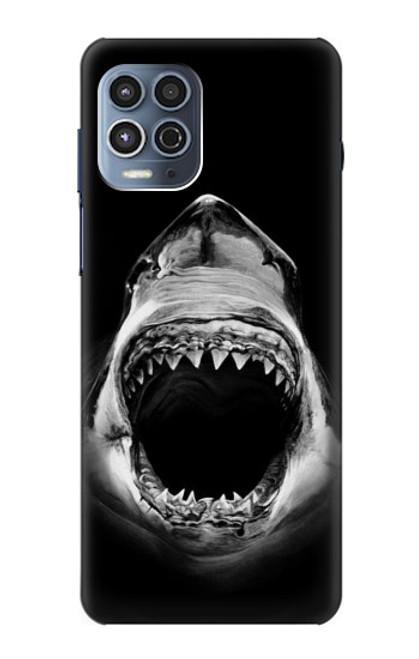 W3100 Great White Shark Funda Carcasa Case y Caso Del Tirón Funda para Motorola Moto G100