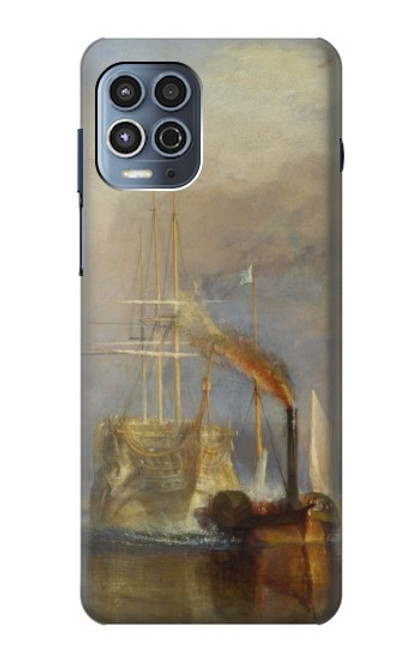 W3338 J. M. W. Turner The Fighting Temeraire Funda Carcasa Case y Caso Del Tirón Funda para Motorola Moto G100