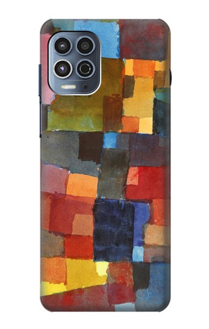 W3341 Paul Klee Raumarchitekturen Funda Carcasa Case y Caso Del Tirón Funda para Motorola Moto G100