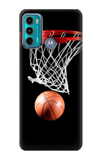 W0066 Basketball Funda Carcasa Case y Caso Del Tirón Funda para Motorola Moto G60, G40 Fusion