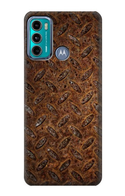 W0542 Rust Texture Funda Carcasa Case y Caso Del Tirón Funda para Motorola Moto G60, G40 Fusion