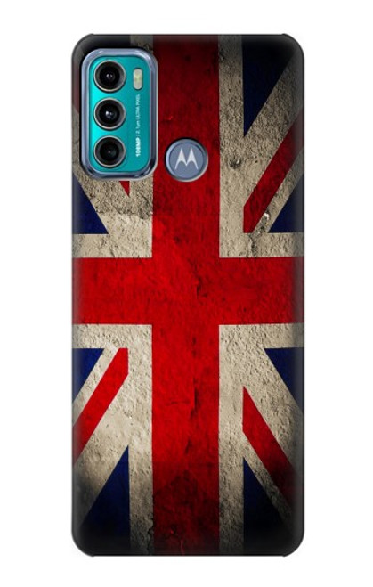 W2894 Vintage British Flag Funda Carcasa Case y Caso Del Tirón Funda para Motorola Moto G60, G40 Fusion