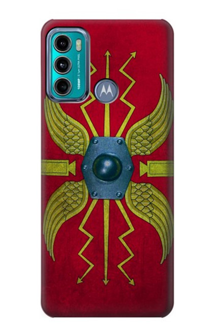 W3206 Roman Shield Scutum Funda Carcasa Case y Caso Del Tirón Funda para Motorola Moto G60, G40 Fusion