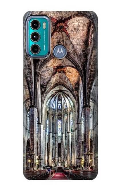 W3210 Santa Maria Del Mar Cathedral Funda Carcasa Case y Caso Del Tirón Funda para Motorola Moto G60, G40 Fusion