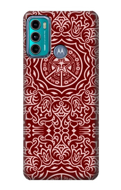 W3556 Yen Pattern Funda Carcasa Case y Caso Del Tirón Funda para Motorola Moto G60, G40 Fusion