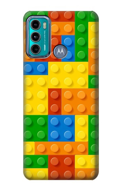 W3595 Brick Toy Funda Carcasa Case y Caso Del Tirón Funda para Motorola Moto G60, G40 Fusion