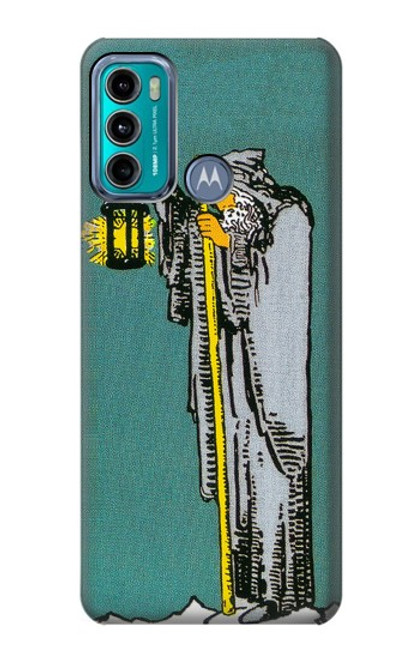 W3741 Tarot Card The Hermit Funda Carcasa Case y Caso Del Tirón Funda para Motorola Moto G60, G40 Fusion