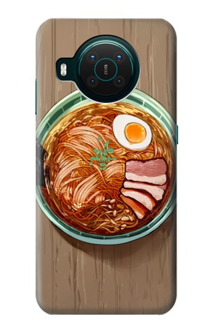 W3756 Ramen Noodles Funda Carcasa Case y Caso Del Tirón Funda para Nokia X10