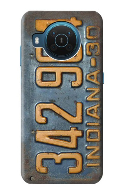 W3750 Vintage Vehicle Registration Plate Funda Carcasa Case y Caso Del Tirón Funda para Nokia X20