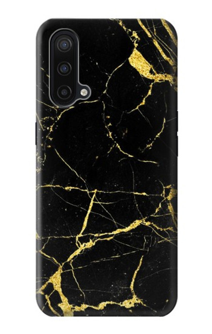 W2896 Gold Marble Graphic Printed Funda Carcasa Case y Caso Del Tirón Funda para OnePlus Nord CE 5G