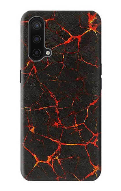 W3696 Lava Magma Funda Carcasa Case y Caso Del Tirón Funda para OnePlus Nord CE 5G