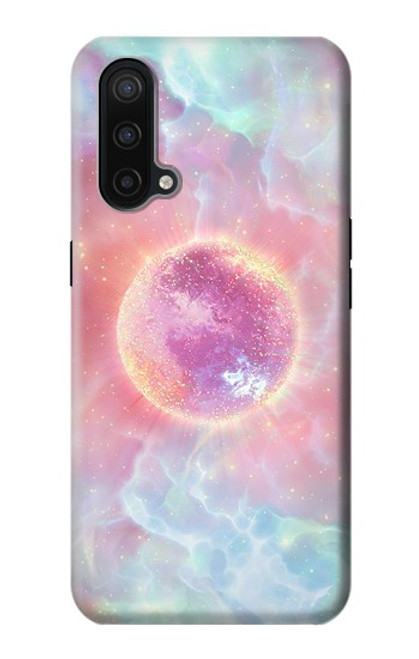 W3709 Pink Galaxy Funda Carcasa Case y Caso Del Tirón Funda para OnePlus Nord CE 5G