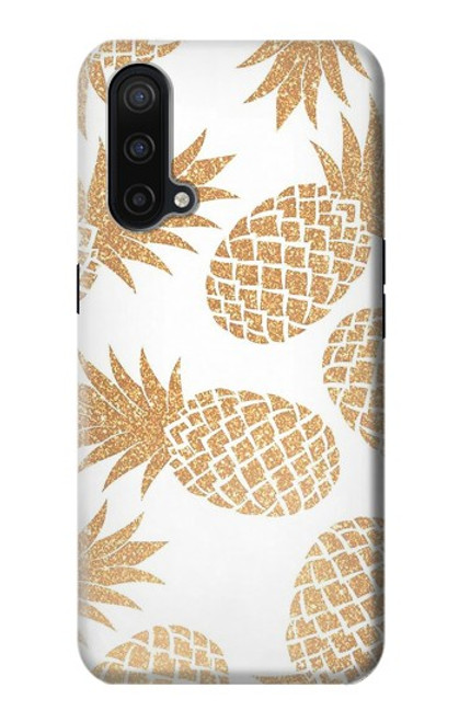 W3718 Seamless Pineapple Funda Carcasa Case y Caso Del Tirón Funda para OnePlus Nord CE 5G