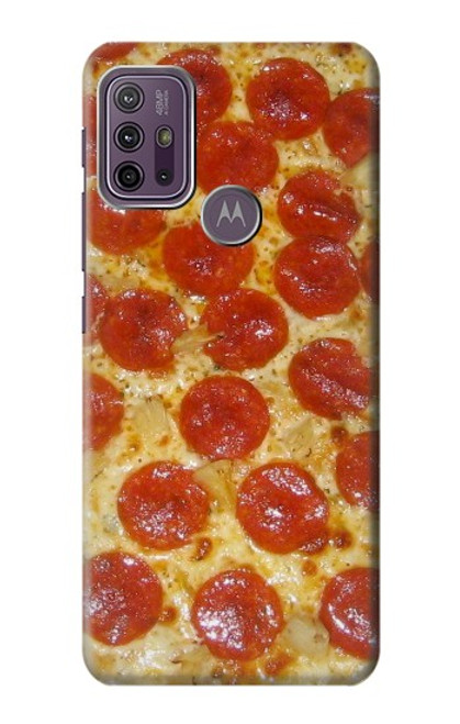 W0236 Pizza Funda Carcasa Case y Caso Del Tirón Funda para Motorola Moto G10 Power