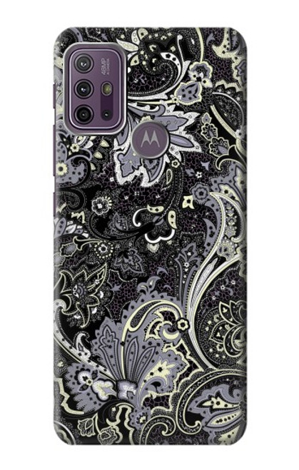 W3251 Batik Flower Pattern Funda Carcasa Case y Caso Del Tirón Funda para Motorola Moto G10 Power