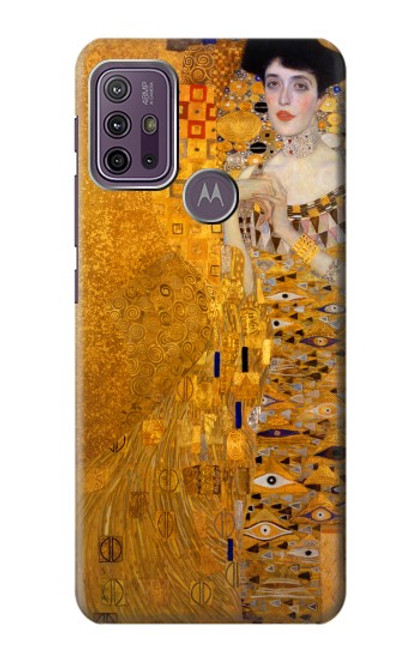 W3332 Gustav Klimt Adele Bloch Bauer Funda Carcasa Case y Caso Del Tirón Funda para Motorola Moto G10 Power