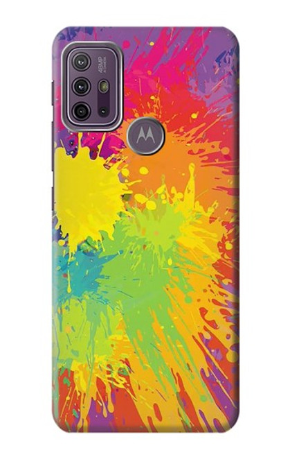 W3675 Color Splash Funda Carcasa Case y Caso Del Tirón Funda para Motorola Moto G10 Power