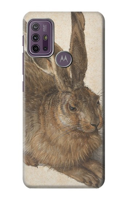 W3781 Albrecht Durer Young Hare Funda Carcasa Case y Caso Del Tirón Funda para Motorola Moto G10 Power