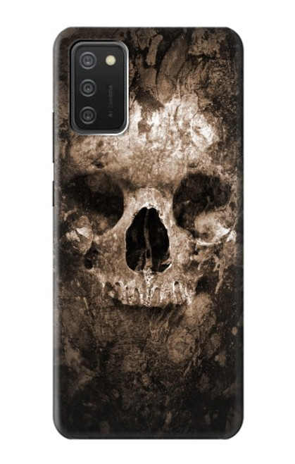 W0552 Skull Funda Carcasa Case y Caso Del Tirón Funda para Samsung Galaxy A03S