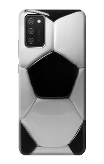 W2964 Football Soccer Ball Funda Carcasa Case y Caso Del Tirón Funda para Samsung Galaxy A03S