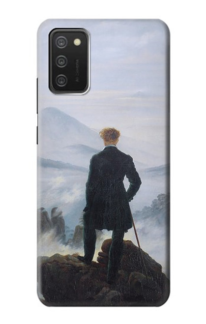 W3789 Wanderer above the Sea of Fog Funda Carcasa Case y Caso Del Tirón Funda para Samsung Galaxy A03S