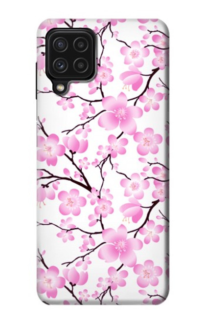 W1972 Sakura Cherry Blossoms Funda Carcasa Case y Caso Del Tirón Funda para Samsung Galaxy A22 4G