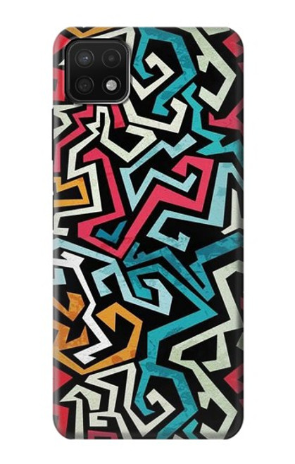 W3712 Pop Art Pattern Funda Carcasa Case y Caso Del Tirón Funda para Samsung Galaxy A22 5G