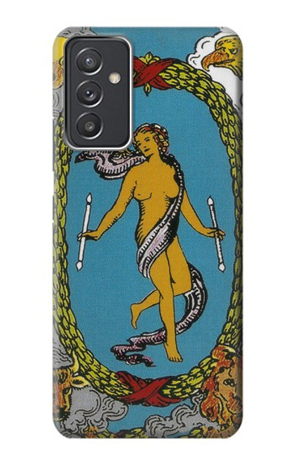 W3746 Tarot Card The World Funda Carcasa Case y Caso Del Tirón Funda para Samsung Galaxy Quantum 2