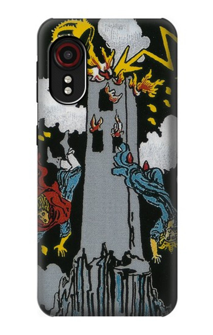 W3745 Tarot Card The Tower Funda Carcasa Case y Caso Del Tirón Funda para Samsung Galaxy Xcover 5