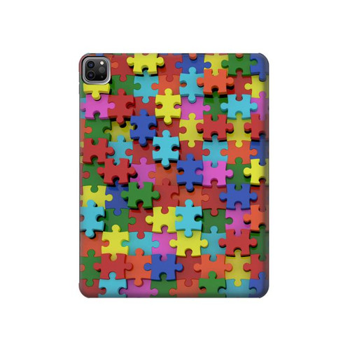 W0816 Puzzle Funda Carcasa Case para iPad Pro 12.9 (2022, 2021, 2020, 2018), Air 13 (2024)