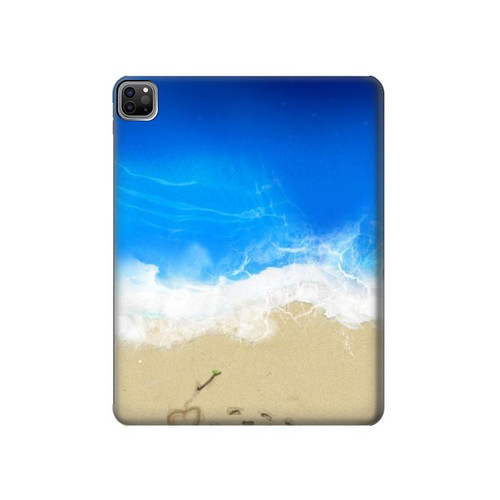 W0912 Relax Beach Funda Carcasa Case para iPad Pro 12.9 (2022,2021,2020,2018, 3rd, 4th, 5th, 6th)