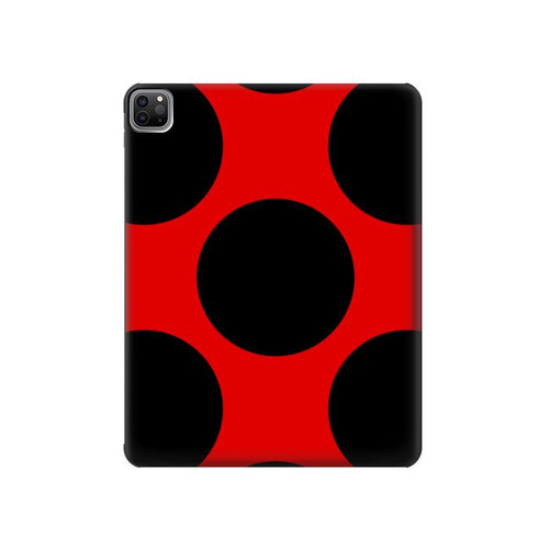 W1829 Ladybugs Dot Pattern Funda Carcasa Case para iPad Pro 12.9 (2022,2021,2020,2018, 3rd, 4th, 5th, 6th)