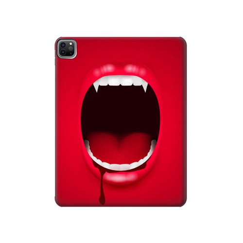 W2103 Vampire Mouth Funda Carcasa Case para iPad Pro 12.9 (2022,2021,2020,2018, 3rd, 4th, 5th, 6th)