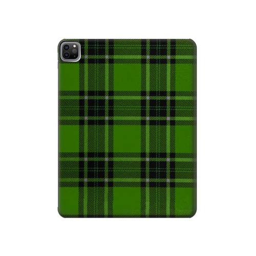 W2373 Tartan Green Pattern Funda Carcasa Case para iPad Pro 12.9 (2022,2021,2020,2018, 3rd, 4th, 5th, 6th)