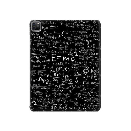 W2574 Mathematics Physics Blackboard Equation Funda Carcasa Case para iPad Pro 12.9 (2022,2021,2020,2018, 3rd, 4th, 5th, 6th)
