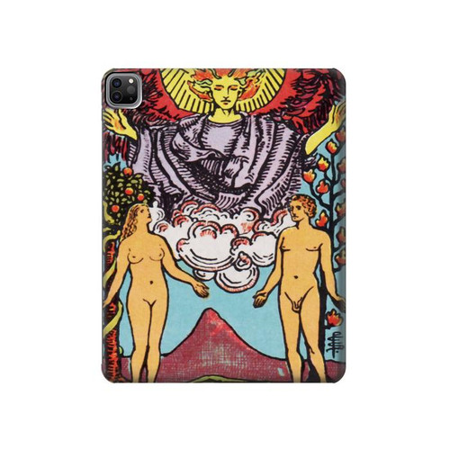 W2763 Lovers Tarot Card Funda Carcasa Case para iPad Pro 12.9 (2022,2021,2020,2018, 3rd, 4th, 5th, 6th)