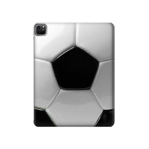 W2964 Football Soccer Ball Funda Carcasa Case para iPad Pro 12.9 (2022,2021,2020,2018, 3rd, 4th, 5th, 6th)